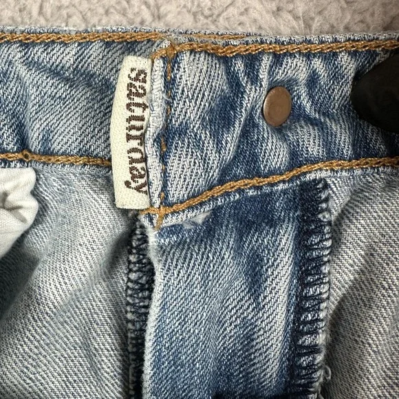 Polo Jeans Co Ralph Lauren Jeans Womens 8 Short Saturday High Rise Straight Deni - Picture 12 of 12